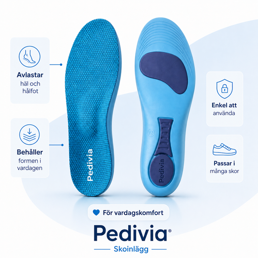 Pedivia Mjuka Steg – Skoinlägg